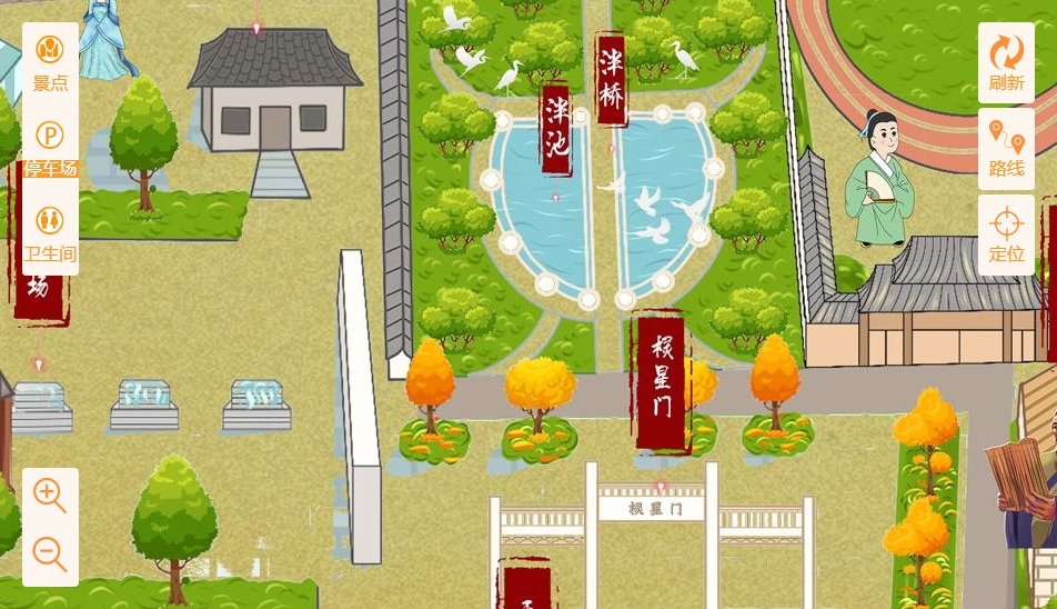 习水手绘地图景区语音讲解导览系统：智慧景区建设的基石